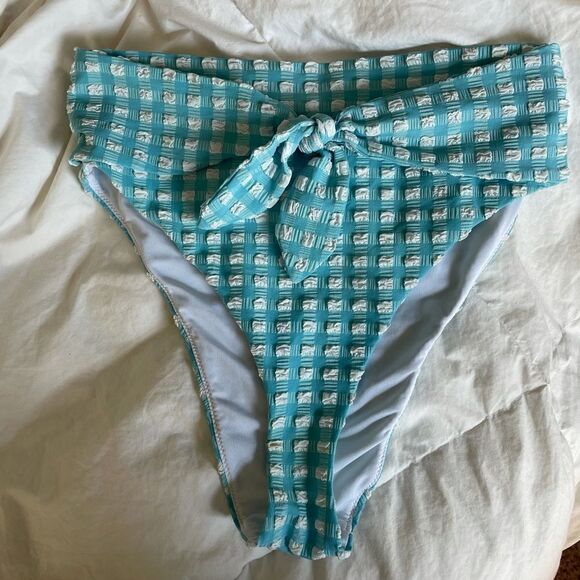 Aeri High Cut Cheeky Swim Bottom Size Small - Picture 1 of 5